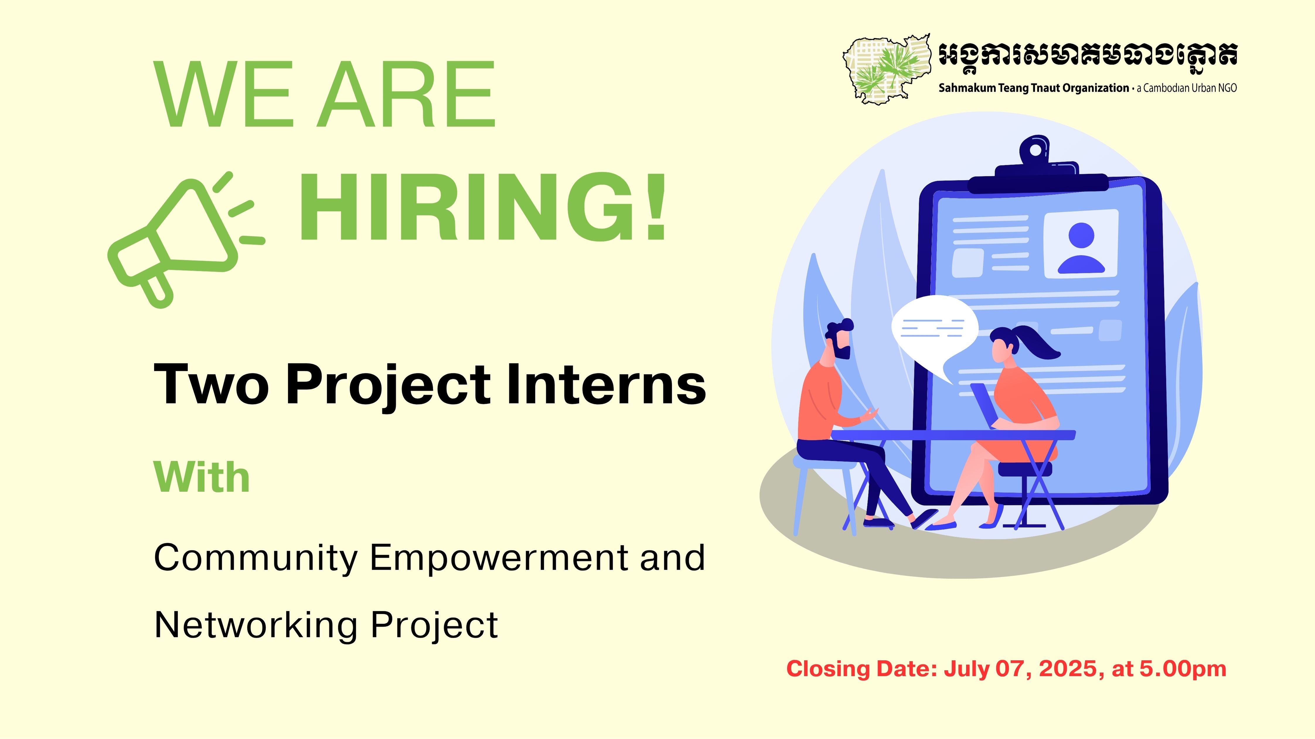Community Empowerment and Networking Project Intern