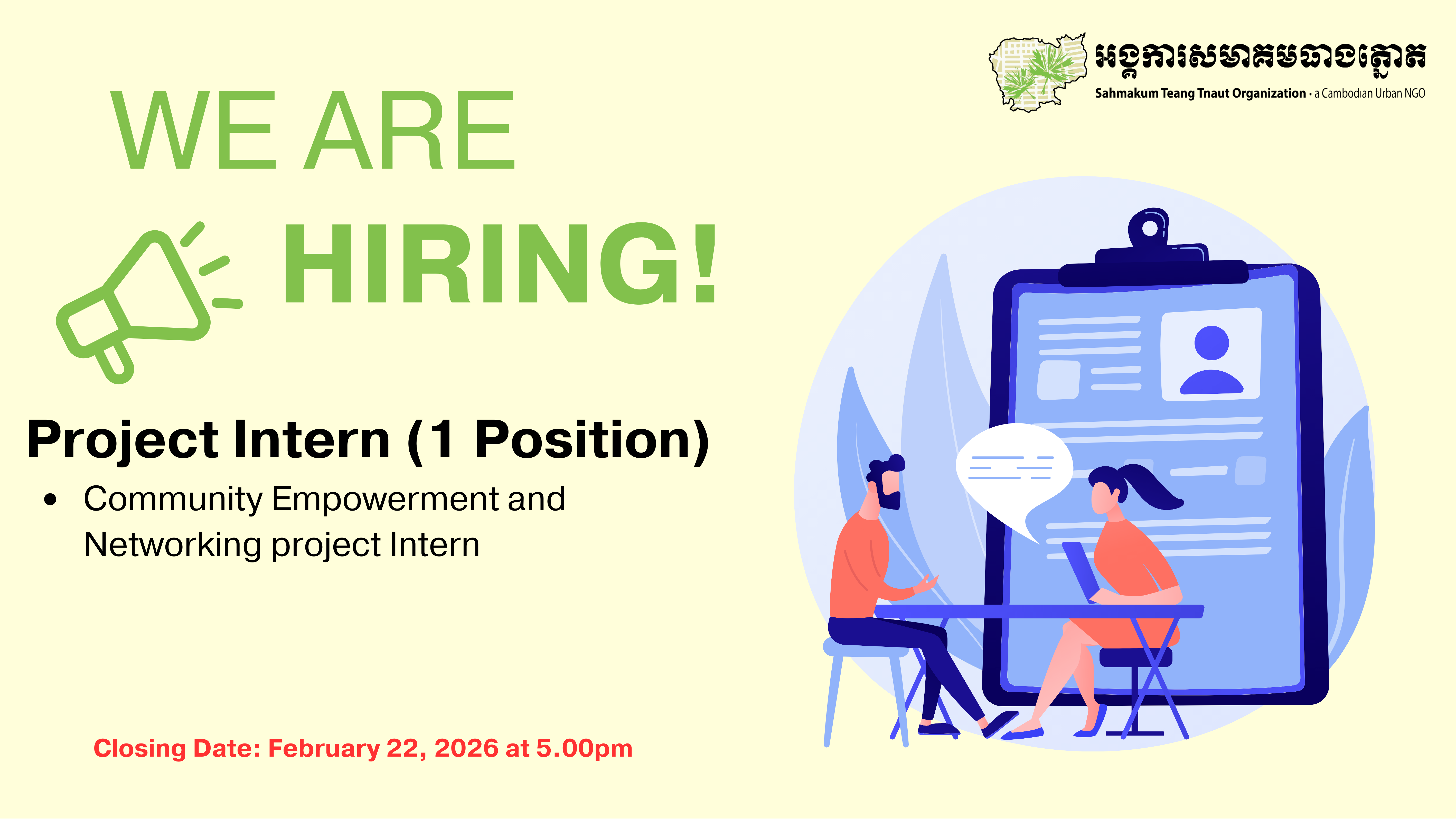 Project Intern (Community Empowerment and Networking Project)
