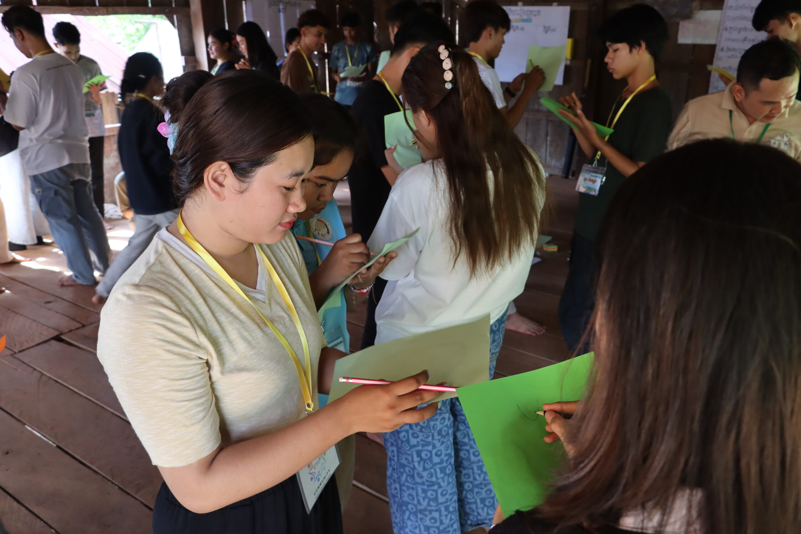 Team building activity.