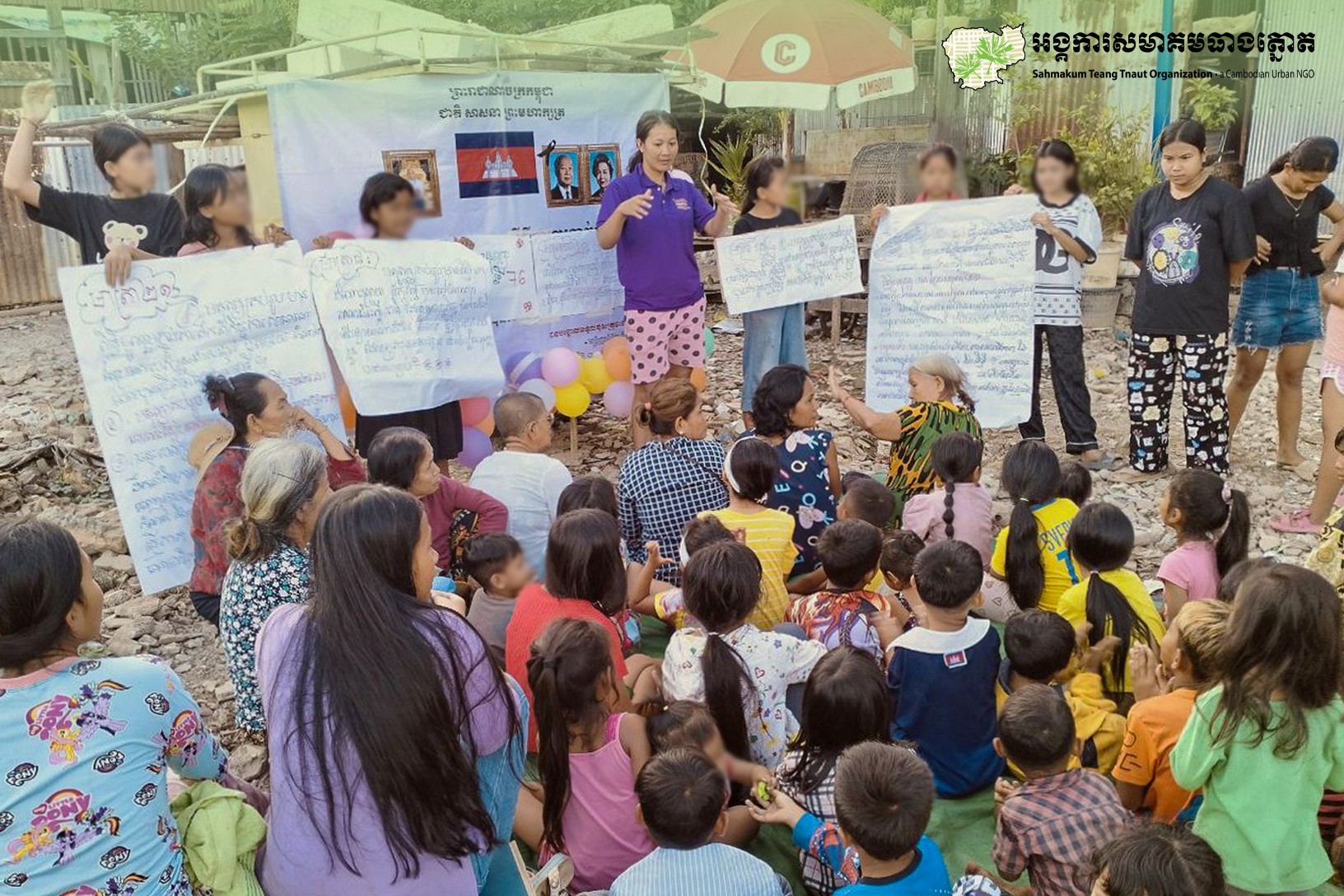 សកម្មភាពជួបប្រជុំគ្នា និងបង្ហាញសារនៃសហគមន៍ស្រ្តីក្លាហាន