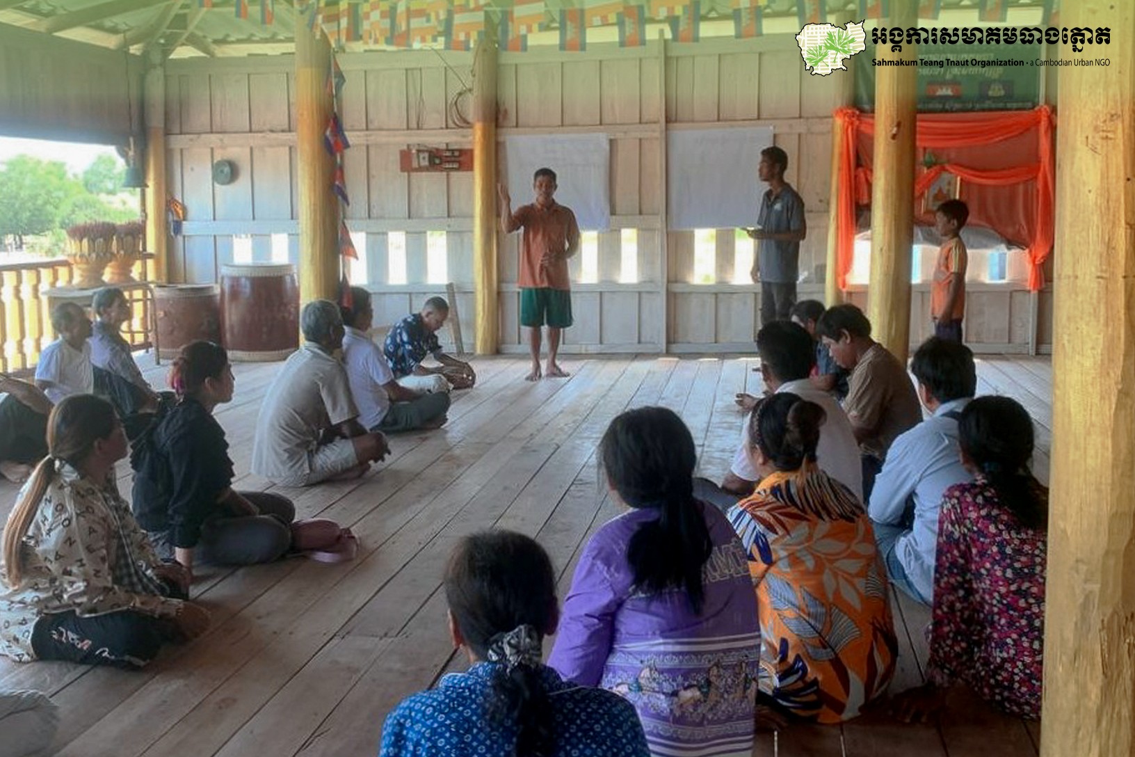 សកម្មភាពជួបប្រជុំអបអរសាទរទិវាសិទ្ធមនុស្សអន្តរជាតិ១០ធ្នូ នៃសហគមន៍ព្រែកខ្សាច់ កោះកុង